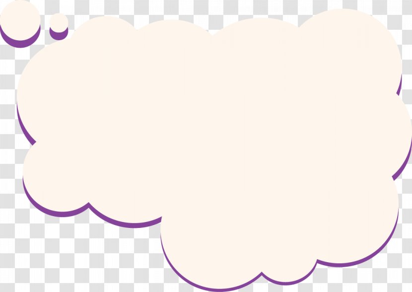 Paper Text Clip Art - Cartoon - Beautiful Clouds Border Transparent PNG
