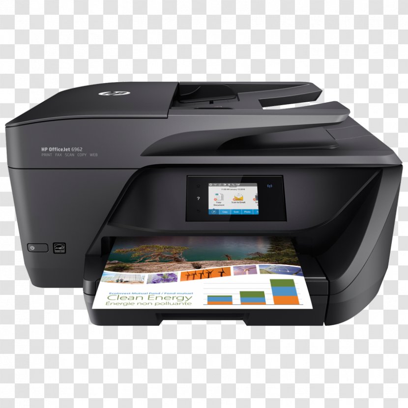 Hewlett-Packard HP Officejet 6962 Pro 8720 Multi-function Printer - Technology - Hewlett-packard Transparent PNG
