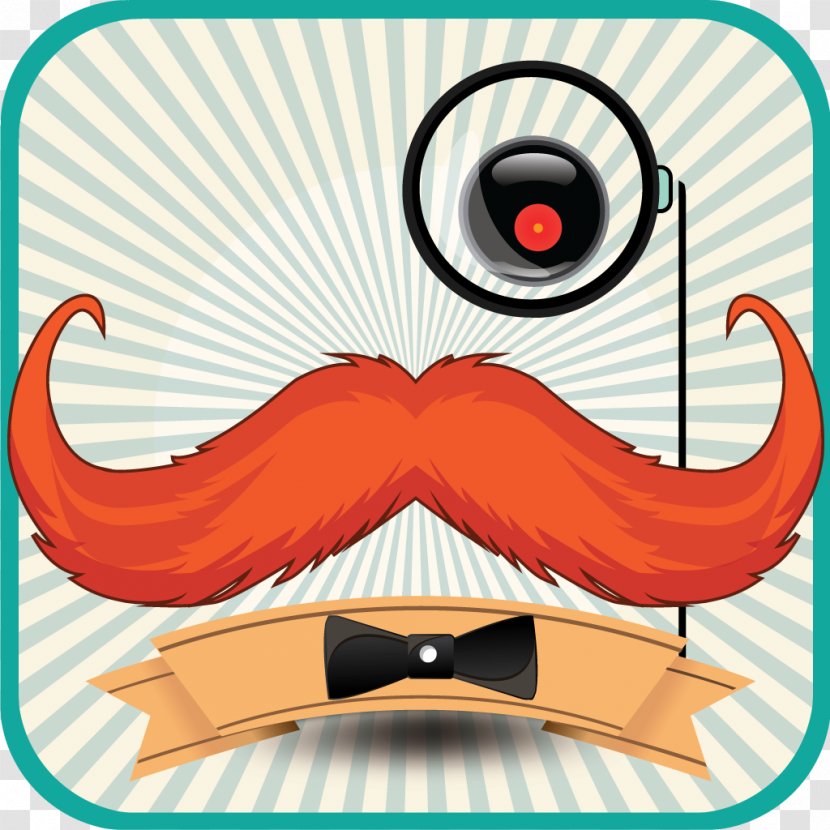 Moustache Face - Watercolor - Beard And Transparent PNG