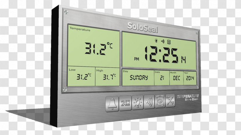 Radio Clock Measuring Instrument Technology - Computer Hardware - Alarm Transparent PNG