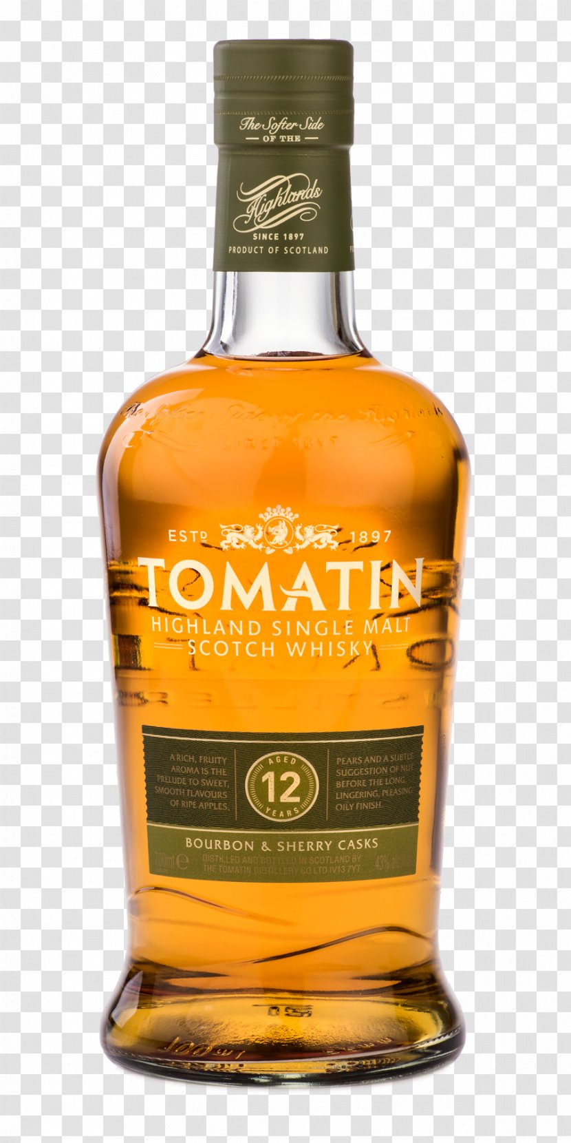 Whiskey Single Malt Whisky Scotch Tomatin Scottish Highlands - Wine Transparent PNG