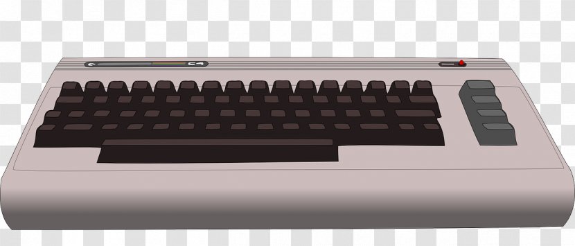 Commodore 64 Computer Keyboard Clip Art International Vector Graphics - Pet Transparent PNG