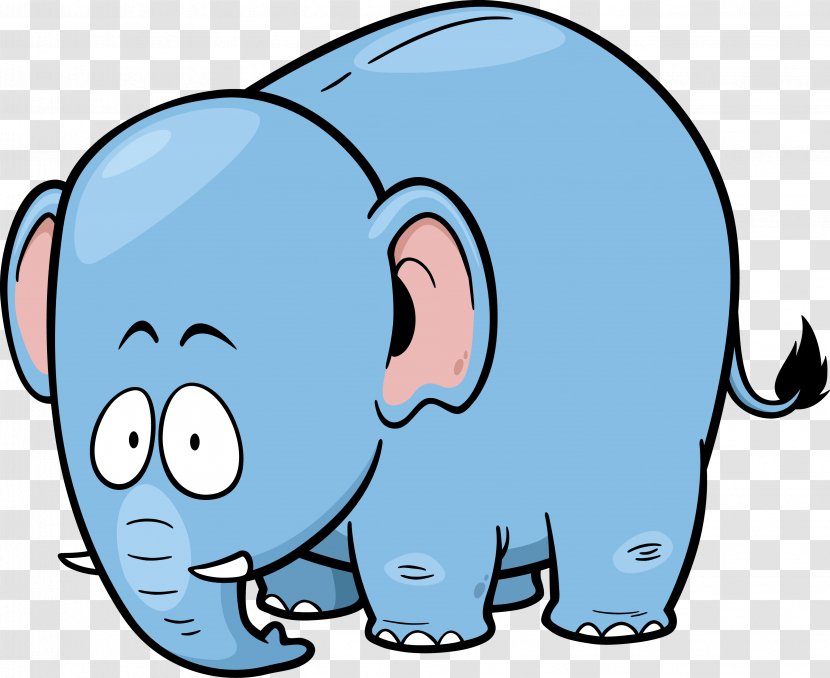 Cartoon Royalty-free Elephant - Elephants And Mammoths Transparent PNG