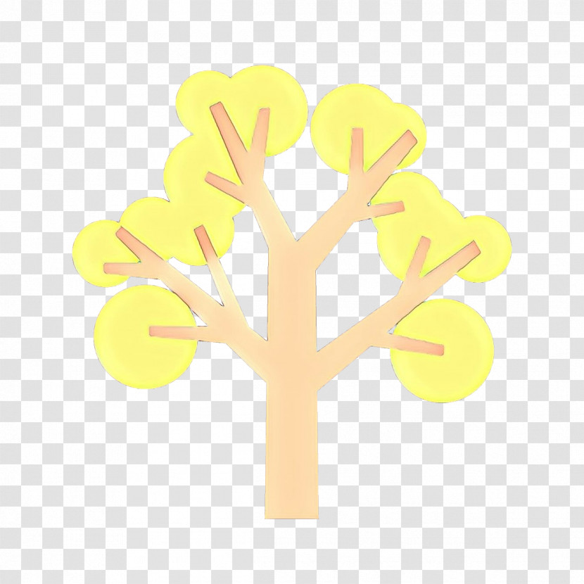 Yellow Tree Leaf Plant Logo Transparent PNG