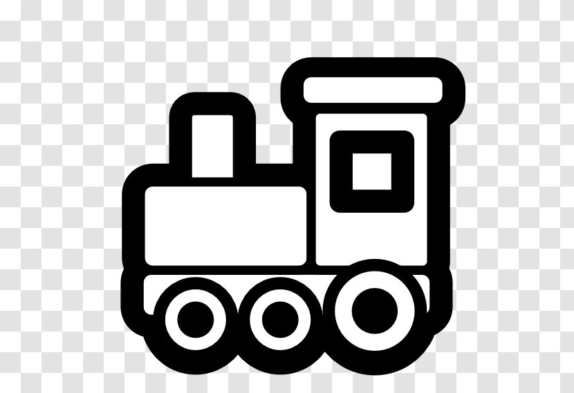 Toy Trains & Train Sets Rail Transport Black And White Clip Art - Line Transparent PNG