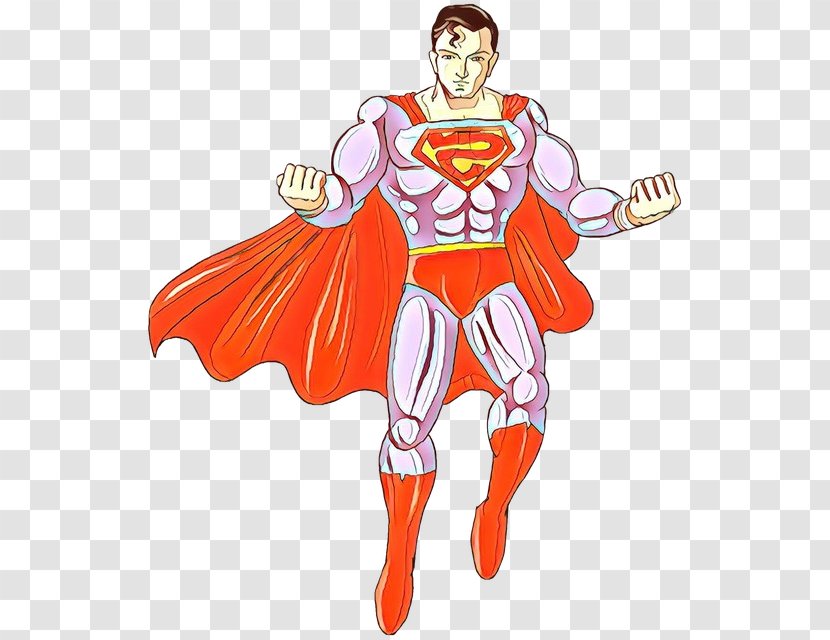 Superman Costume Illustration Cartoon - Hero Transparent PNG