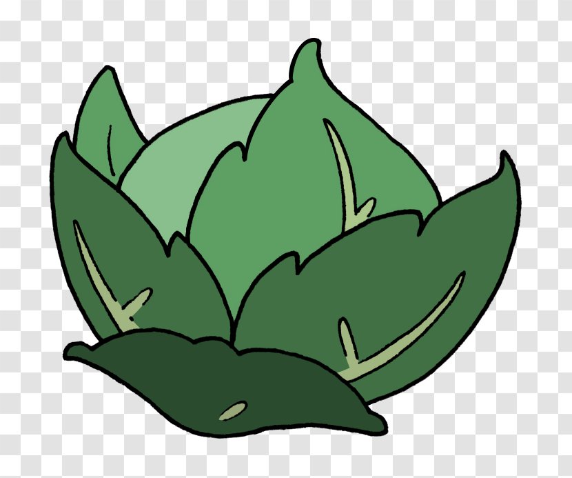 Cartoon Clip Art - Flowering Plant - Cabbage Transparent PNG
