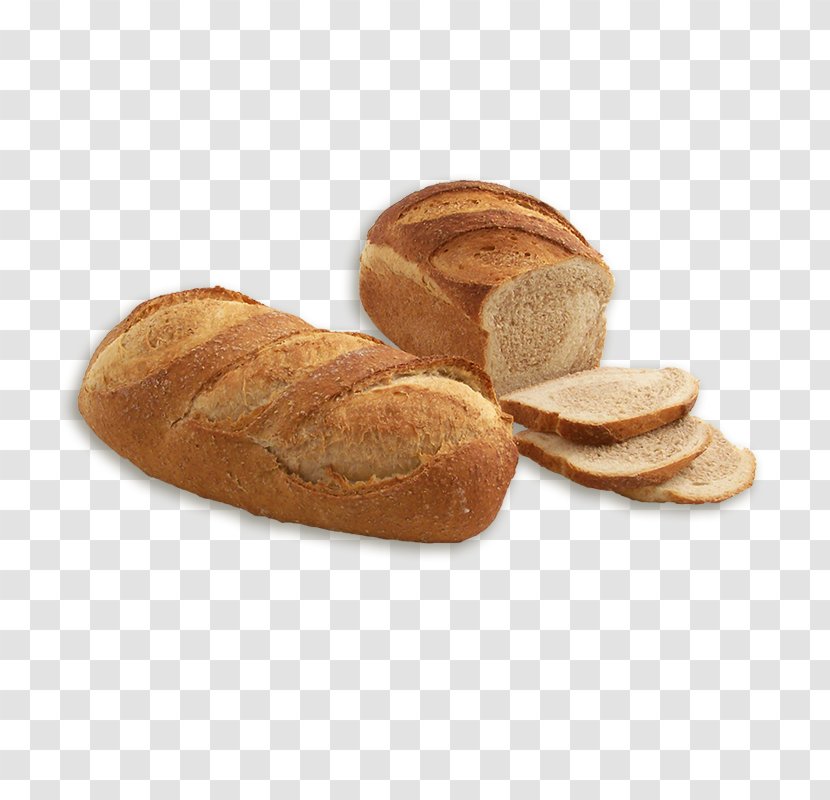 Rye Bread Pandesal Zwieback Baguette Sliced - Roll Transparent PNG