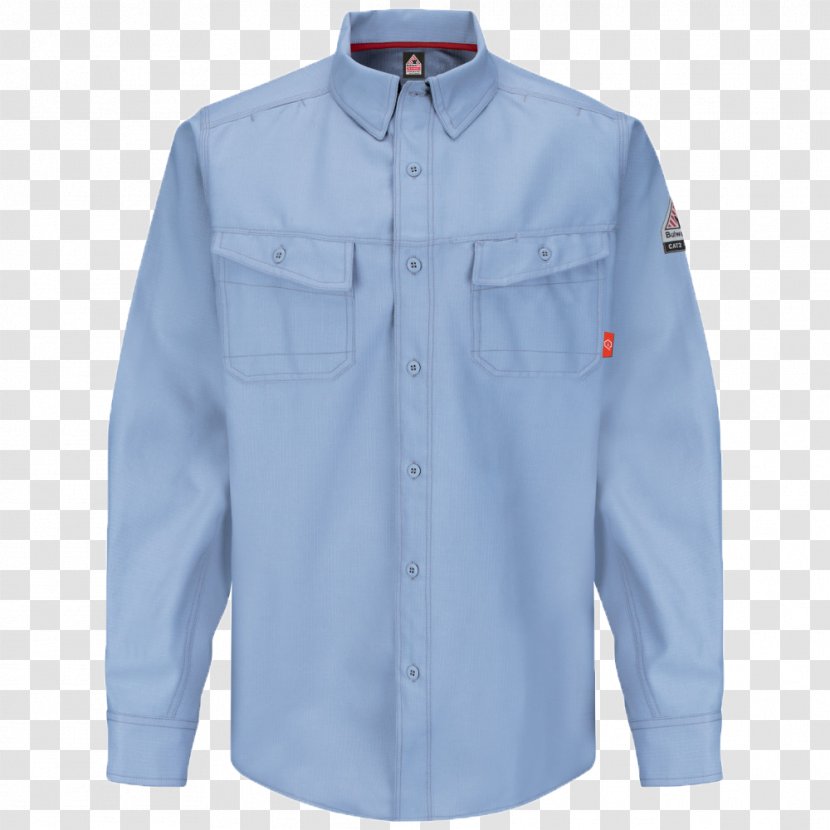 Dress Shirt Long-sleeved T-shirt Flame Retardant - Workwear Transparent PNG