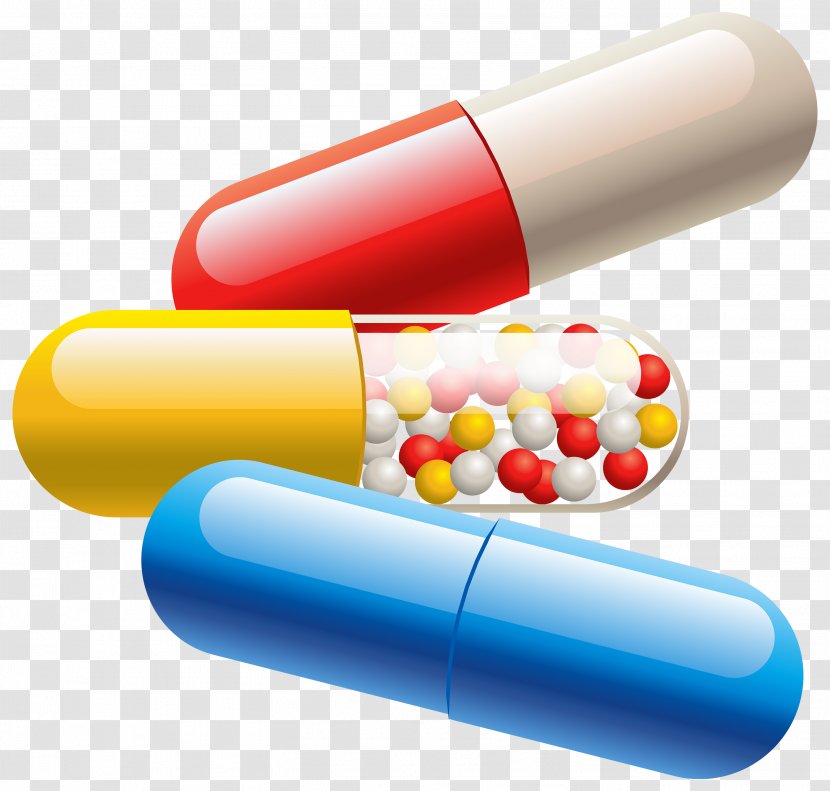 Pharmaceutical Drug Tablet Capsule Clip Art - Pills Transparent PNG