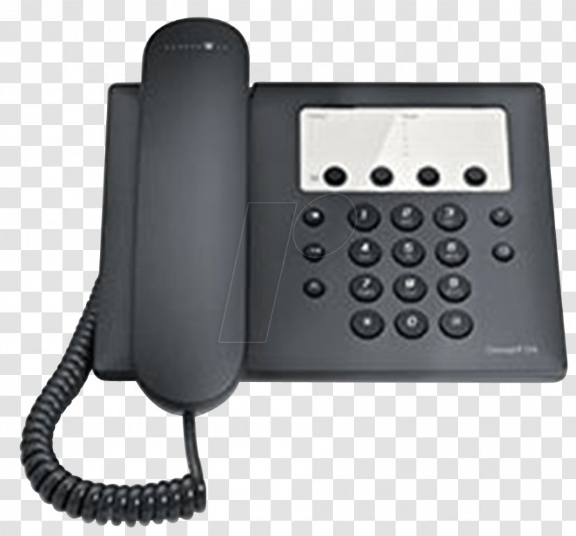 Deutsche Telekom Concept P 214 Black Netzwerk PA 415, Analog Telephone T-Home - Corded Phone - Answering Machines Transparent PNG