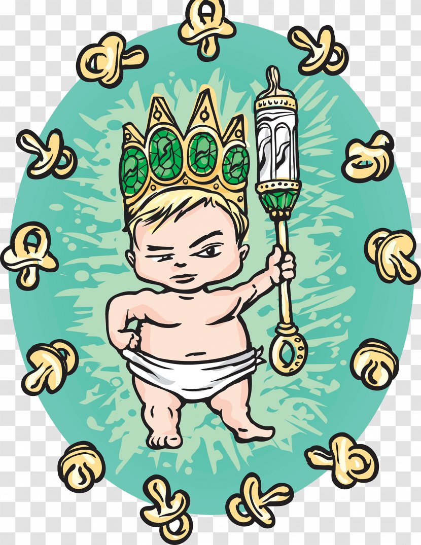 Cartoon Illustration - Human Behavior - Baby Little Emperor Transparent PNG