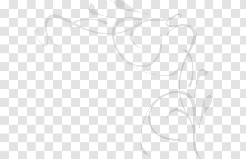 Clip Art - Line - Corner Flourish Transparent PNG