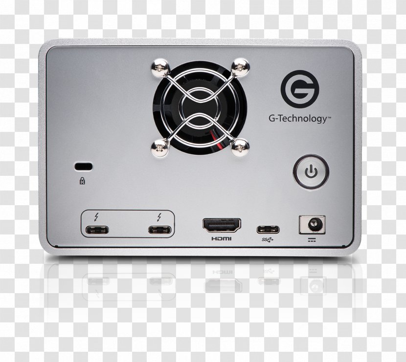 Thunderbolt G-Technology Hard Drives RAID Data Storage - Electronics Transparent PNG