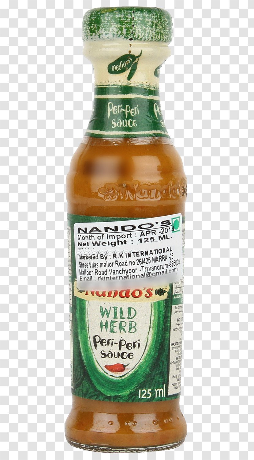 Nando's Piri Condiment Flavor - Peri Transparent PNG