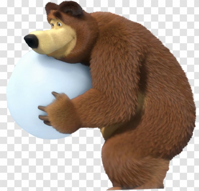 Masha Grizzly Bear Animation - Character Transparent PNG