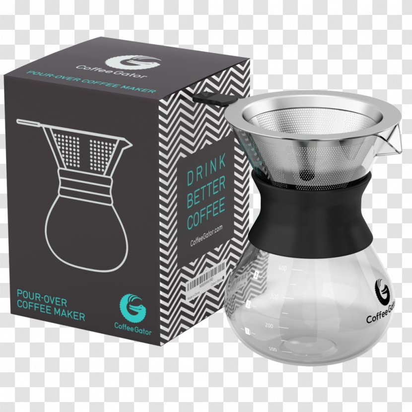 Brewed Coffee Espresso Cafe Coffeemaker - Glass - Filter Transparent PNG