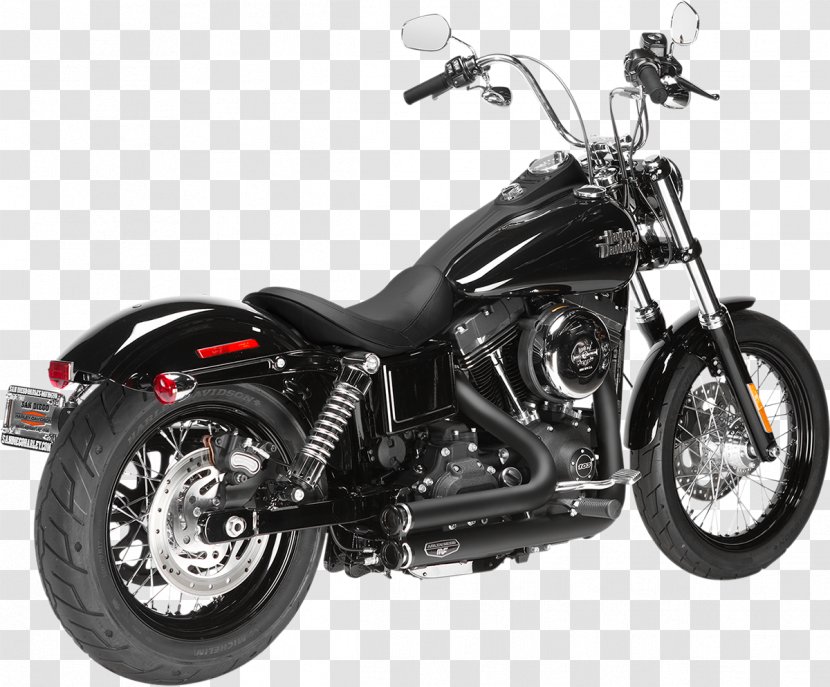 Exhaust System Harley-Davidson Super Glide Motorcycle Aftermarket Parts - Harleydavidson Street Transparent PNG