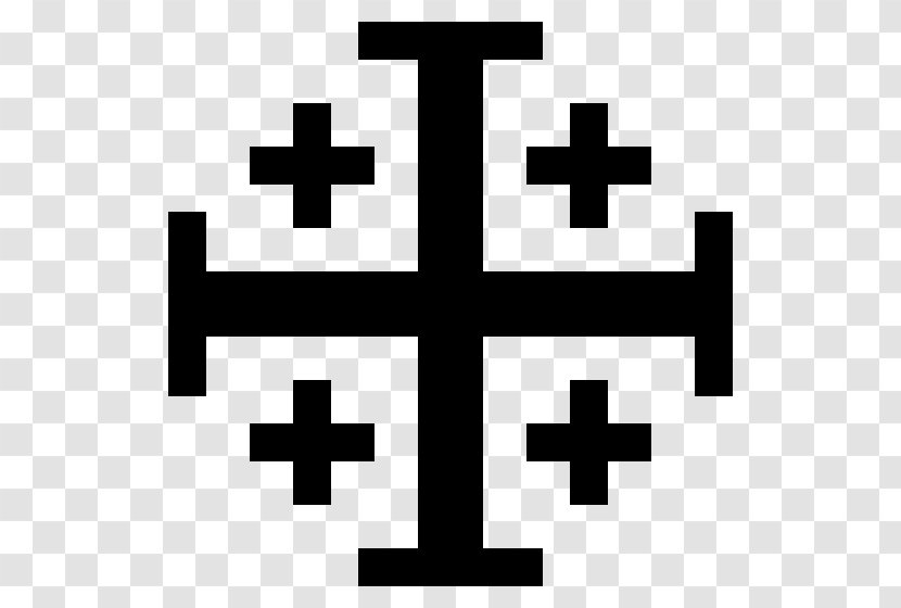 Kingdom Of Jerusalem Crusades Cross Christian Church The Holy Sepulchre - Five Wounds Transparent PNG
