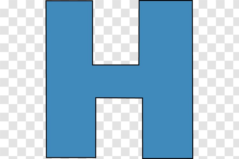 Alphabet Letter Clip Art - Symmetry - H Cliparts Transparent PNG