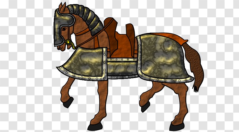 Horse Clip Art Barding Armour Knight - Mule Transparent PNG
