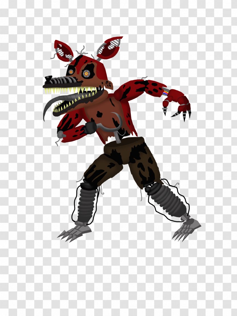 Mario DeviantArt Demon Character - Nightmare Foxy Transparent PNG