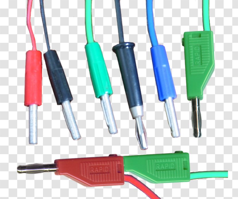 Banana Connector Electrical AC Power Plugs And Sockets Wires & Cable Loudspeaker - Electronic Circuit Transparent PNG
