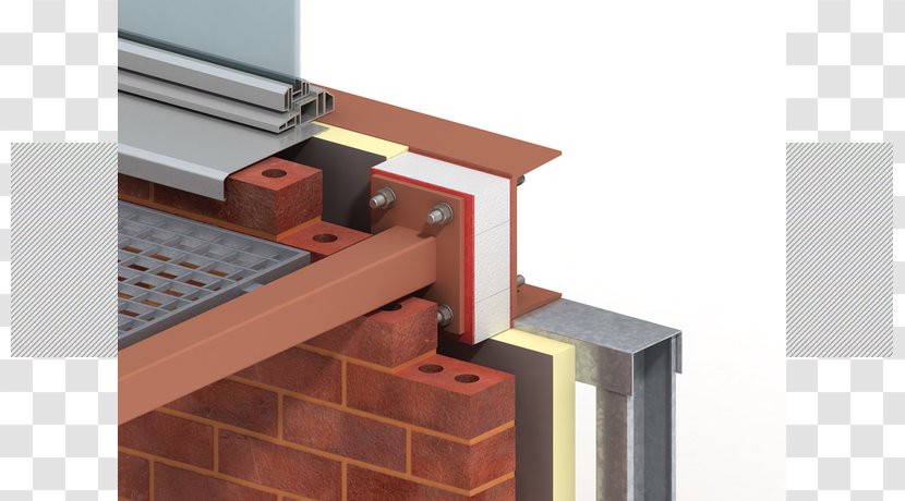 Thermal Break Steel Wall Tie Bridge - Brick - Broken Transparent PNG