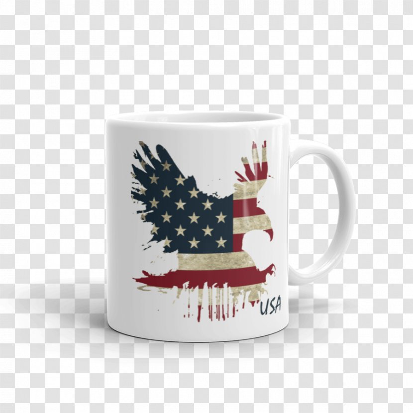 Flag Of The United States Independence Day - Cup - American Skull Transparent PNG