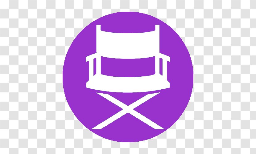 Film Director Clip Art - Chair - Purple Transparent PNG