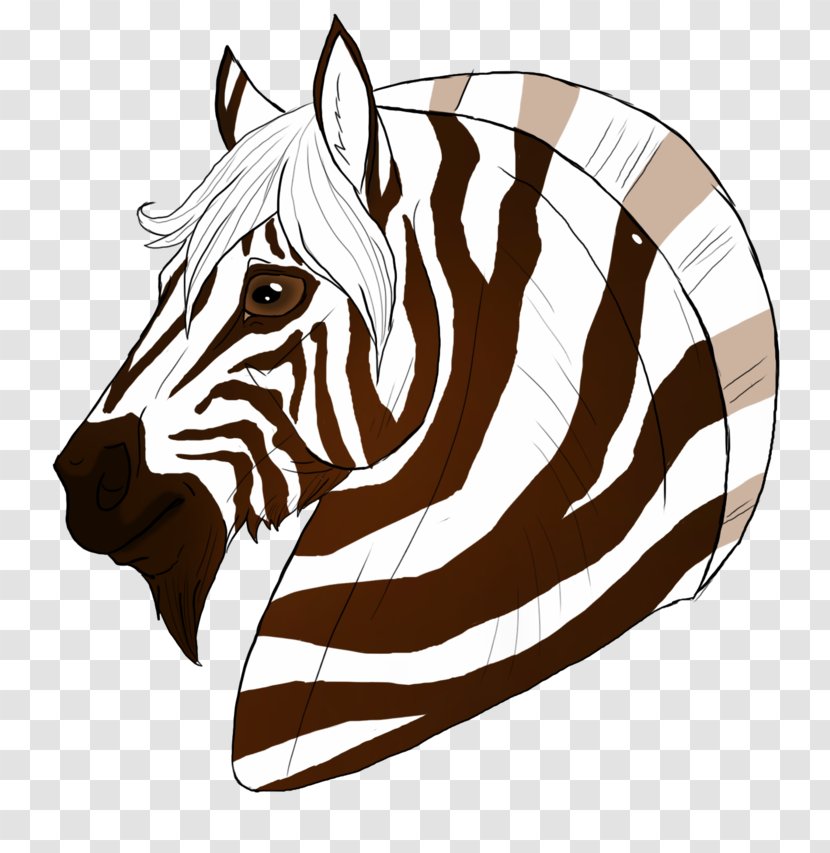 Mane Quagga Horse - Zebra Transparent PNG