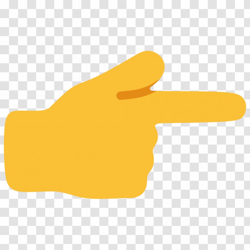 Emoji Index Finger Gesture - Hand Transparent PNG