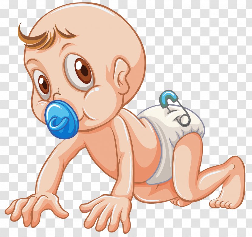 Infant Drawing Pacifier Illustration - Watercolor - Baby Transparent PNG