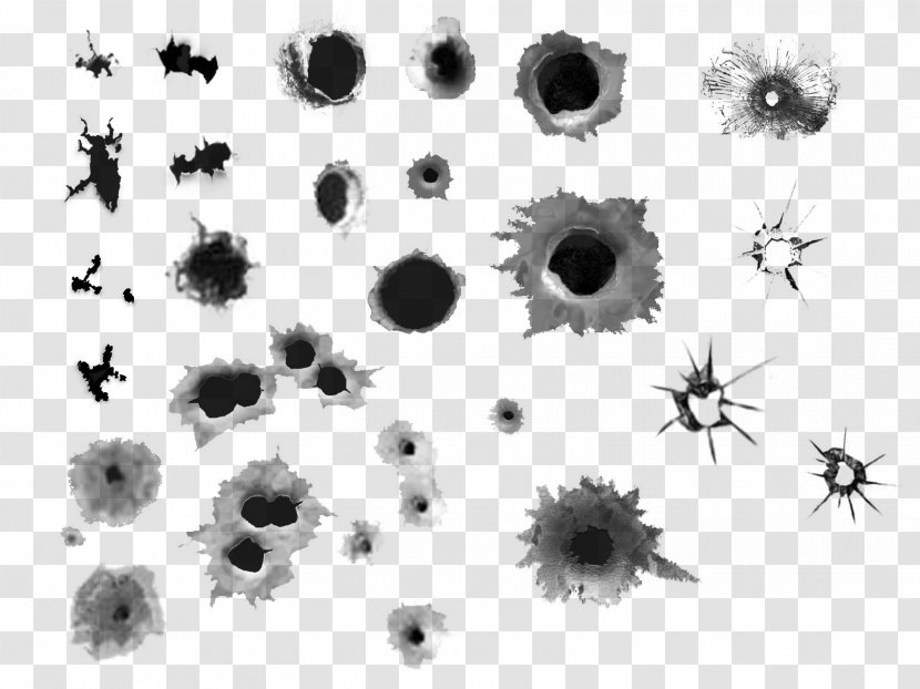 Walker's Revenge Bullet Lead - Organism - Holes In Paper Transparent PNG