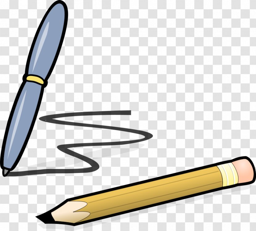 Pencil Clip Art - Fountain Pen Clipart Transparent PNG