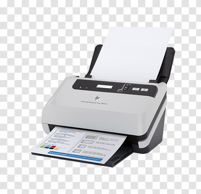 Hewlett-Packard Image Scanner HP Scanjet Enterprise 7500 Dots Per Inch Automatic Document Feeder - Hewlett-packard Transparent PNG