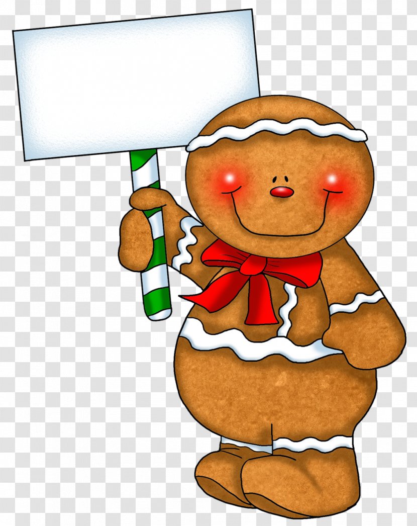 The Gingerbread Man House Clip Art - Transparent Ornament With Empty Sign Transparent PNG