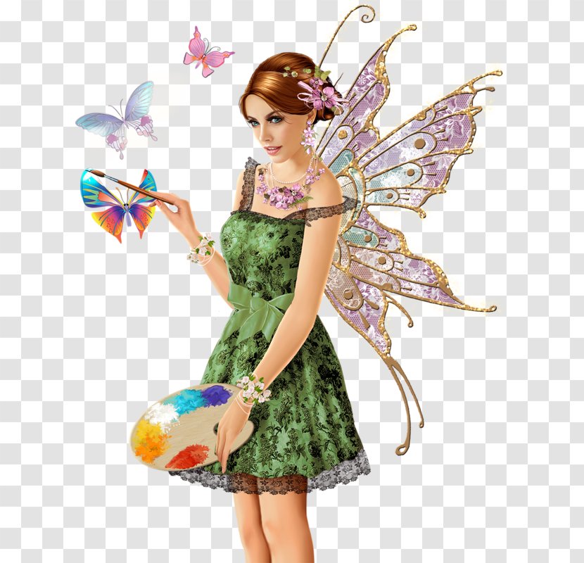 Fairy Mermaid Clip Art - Caricature - 3d Book Transparent PNG