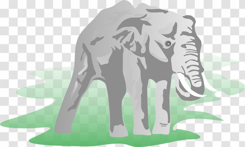 African Elephant Indian Elephantidae Clip Art - Drawing - Mammal Transparent PNG