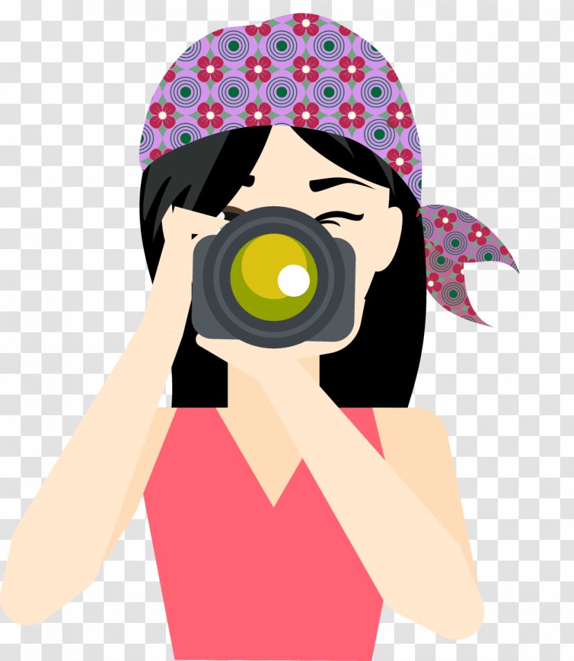 Photographer Photography Cartoon - Heart - Vector Transparent PNG