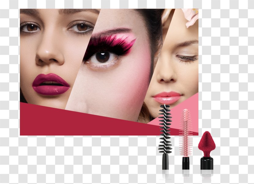 Eyelash Extensions Lip Gloss Mascara Lipstick Cosmetics - Makeup Artist Transparent PNG