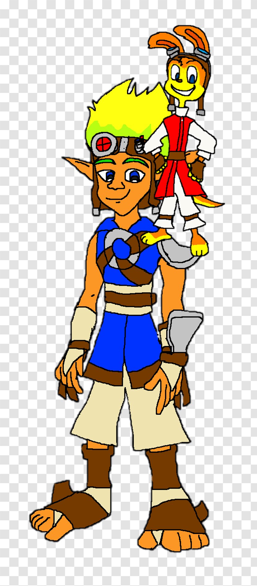 Jak And Daxter: The Precursor Legacy Lost Frontier Naughty Dog - Daxter Transparent PNG