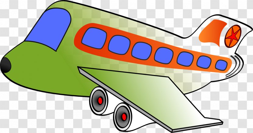 Airplane Air Transportation Clip Art: Aircraft - Cargo Transparent PNG