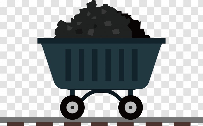 Coal Mining Icon - Vector Hand-drawn Cart Transparent PNG