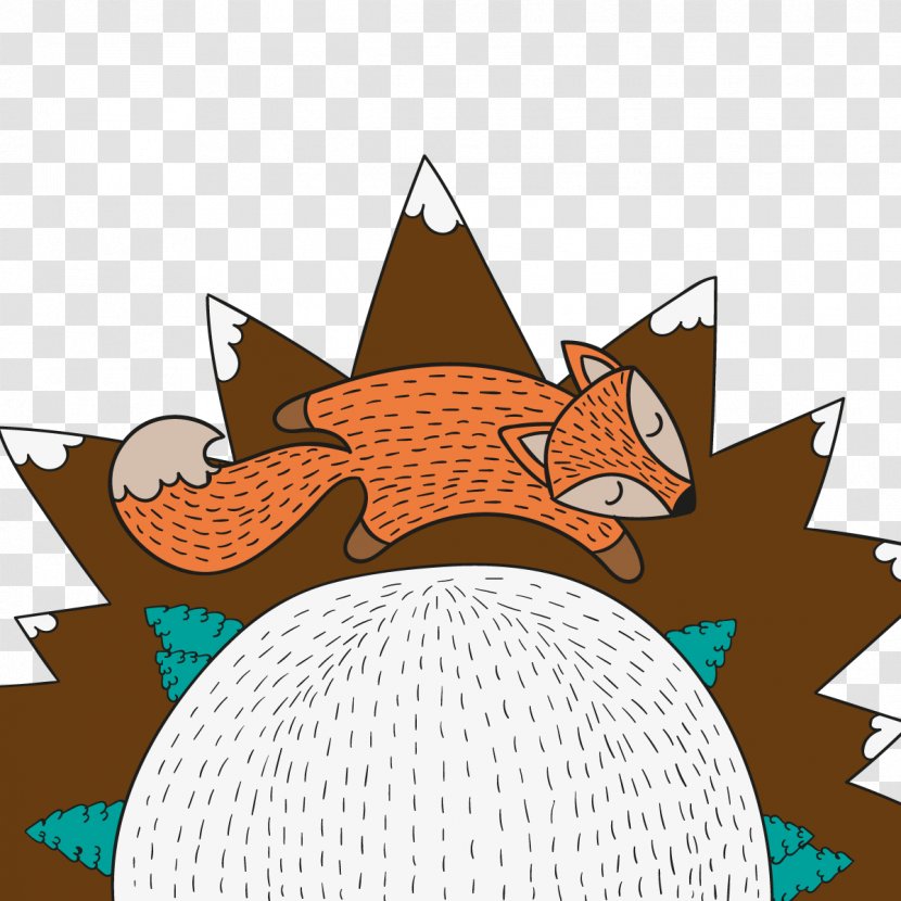 Mr. Fox Drawing New Year Illustration - Cat - Vector Forest Transparent PNG