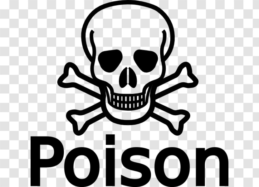 Skull And Crossbones Drawing Poison Human Symbolism Clip Art - Artwork Transparent PNG