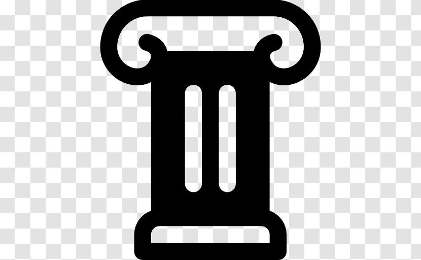 Line Font - Symbol - Ornamental Column Transparent PNG