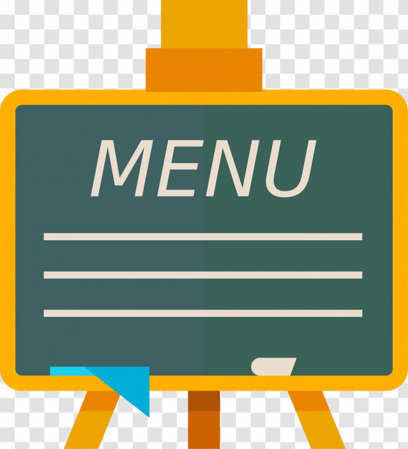 Menu Blackboard Restaurant - Shutterstock - Cartoon BLACKBOARD MENU Transparent PNG