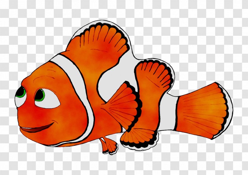 Clip Art Cartoon Fish Orange S.A. - Butterflyfish - Pomacentridae Transparent PNG