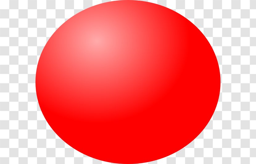 Red Ball 4 Clip Art - Number Transparent PNG